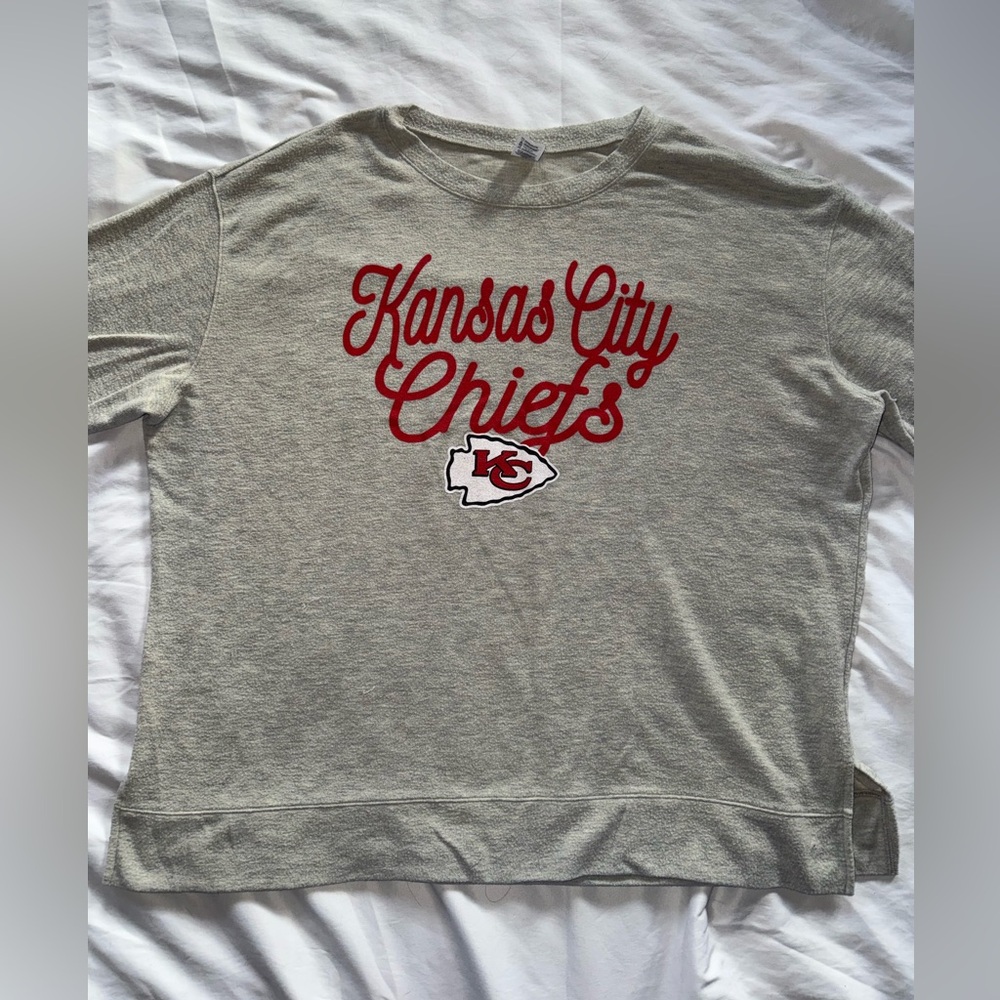 NFL Kansas City Chiefs Gray Sweater